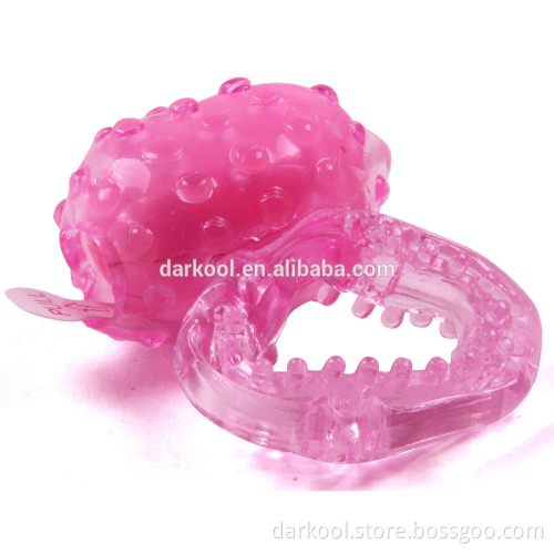 DC017/Wholesale high quality led light vibrator cock ring for adult joy toy